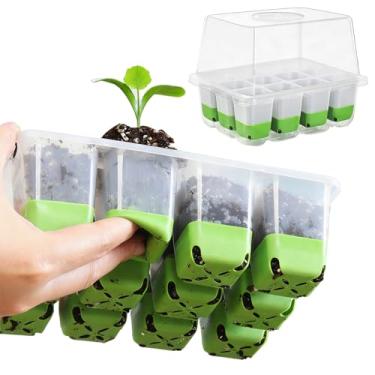 Imagem de Vasos De Viveiro Para Plantas,Bandeja de Propagação de Silicone Acessórios de Jardinagem | Vaso de Viveiro para Plantas de Jardim | para Tomate, Flores, Legumes, Orquídeas, Germinação, Crescimento,