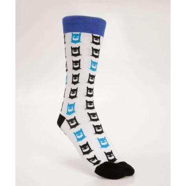 Imagem de Meia Masculina Cano Longo Batman Liga da Justiça-73014 - LIGA DA JUSTI