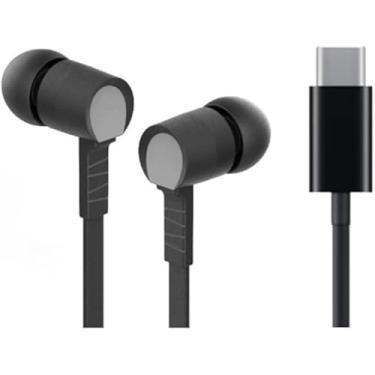 Imagem de Fone de Ouvido com Fio Premium Tipo-C, 5ª Geração, Som Balanceado, Anti-Ruído até (99,15%), Preto – Compatível com Smartphones, Tablets, Notebooks e Dispositivos USB-C.