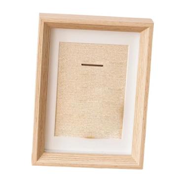 Imagem de IEUDNS Caixa expositora de madeira elegante para medalhas e colecionadores, com janela transparente, ideal para fotos, patches e pins de futebol ginástica, Style B