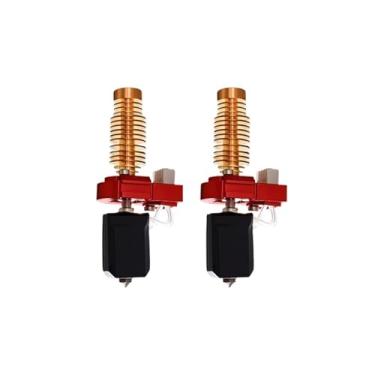 Imagem de Kit Hotend atualizado, compatível com Flashforge Adventurer 5M/5M Pro, kit de bico AD5M com bloco de aquecimento cerâmico e bico de aço duro(0.25 0.4)