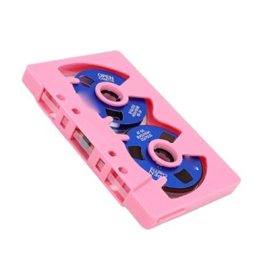 Imagem de Zopsc Fita Cassete Em Branco de 50 Minutos Com Carretel de Metal e Concha Transparente, Tipo de áudio para Gravação DIY, Design de Carretel Visual retrô, Embalagem de Saco Plástico de