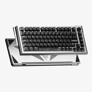 Imagem de DrunkDeer A75 Ultra Rapid Trigger HE Keyboard, Esports Gaming Keyboard, Magnetic Switch - Adjustable Actuation - 0.01mm, RT Plus, RT Match - 8K Hz，ANSI，75%, PC Keycaps，Black - Qian Switch