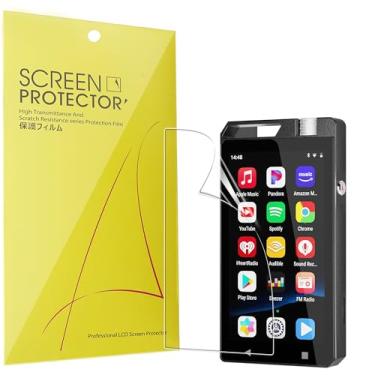 Imagem de Lamshaw Protetor de tela compatível com Aiandcc M50 MP3 Player, [pacote com 6] Película transparente TPU de cobertura total compatível com Aiandcc M50 10.2 cm MP3 Player (pacote com 6)