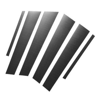 Imagem de Jiawu Conjunto de Acabamento de Cobertura de Postes de Janela de Forte Adesão de 6 Peças para Altima 6ª Geração 2019-2023, Proteção Eficaz para Pilares de Janela de Porta, Personalização Elegante