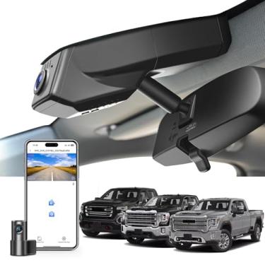 Imagem de Mangoal Câmera frontal 4K e traseira 1080p para GMC Sierra 1500 2019-2021, 1500 Limited (LTD) 2022 e HD 2020-2023 (Modelo B), Pro SLE Elevation SLT Denail AT4, visual OEM integrado, cartão de 128 GB