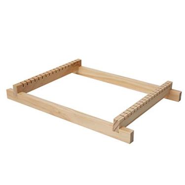 Imagem de Generic Máquina de Tecelagem Tradicional de Madeira, Tear Diy Resistente para Crianças, Brinquedo Educativo para Todos Os Níveis de Habilidade, Pessoas