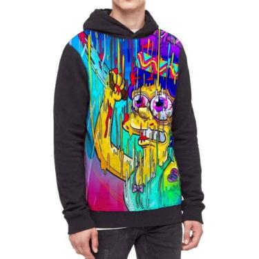 Imagem de Moletom Com Capuz The Simpsons Marge Ref:652, Preto, GG