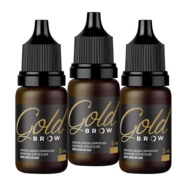 Imagem de 3 Pigmentos Mag Color Gold Castanho 5ml - Escolha as Cores - Mag Estét