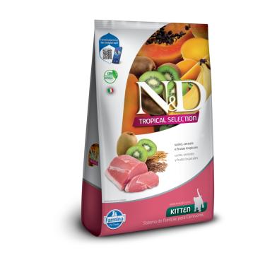 Imagem de Ração ND Tropical Selection Gatos Kitten Suíno 7kg