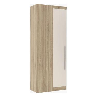 Imagem de Guarda Roupa Canto Reto 1 Maleiro 2 Cabideiros 90Cm Master Luciane Móveis