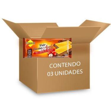 Imagem de Biscoito Wafer Chocolate e Avelã Zero Lactose, Zero Açúcar Lowçucar co
