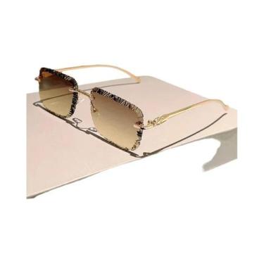 Imagem de Óculos De Sol Vintage Sem Armação Para Homens E Mulheres, Design De Ma