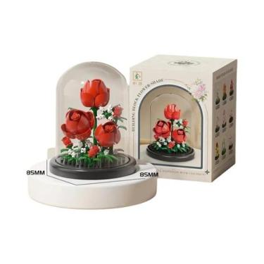 Imagem de Brinquedo Criativo De Quebra-Cabeça Para Meninas Blocos De Montar Casa