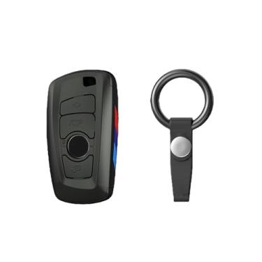 Imagem de Capa de fibra de carbono para chave de carro, compatível com bmw f30 f20 f10 f18 f22 f01 x3 x4 f06 f02 m3 m5 chaveiro acessórios de estilo automático(Style6)