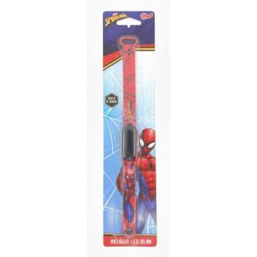 Imagem de Relógio Infantil SPIDER-MAN SLIM LED com Data e Hora - TOYNG