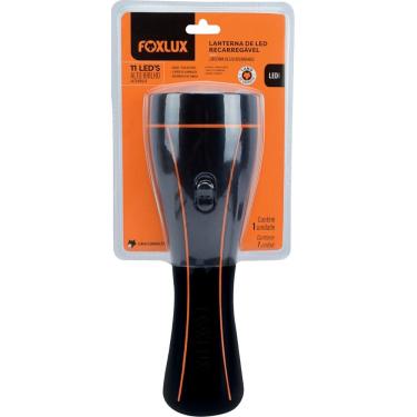 Imagem de Lanterna 11 LEDs Bivolt Recarregável 2 Níveis Foxlux