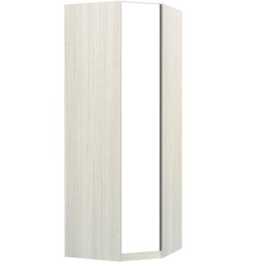 Imagem de Guarda-Roupa Modulado Canto Diagonal 1 Porta 1 Cabideiro 6 Prateleiras Prime Luciane Móveis