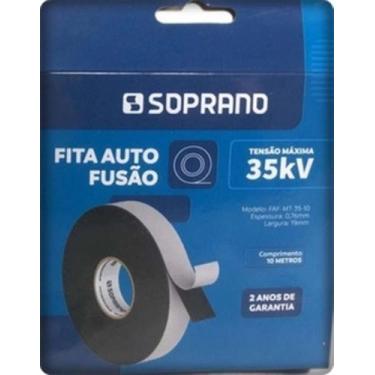 Imagem de Fita isolante alta fusão Soprano 35kv 10 metros