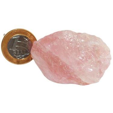 Imagem de Quartzo Rosa Extra 50 a 65mm Média 60 g Pedra Bruta Classe A - Cristai