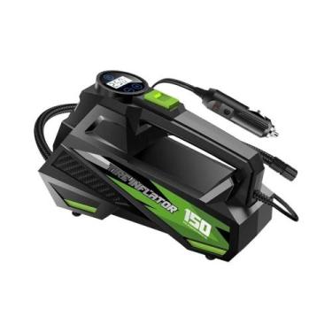 Imagem de Bomba De Ar Para Pneus De Carro Portátil Com Fio Mini Compressor Cabo 