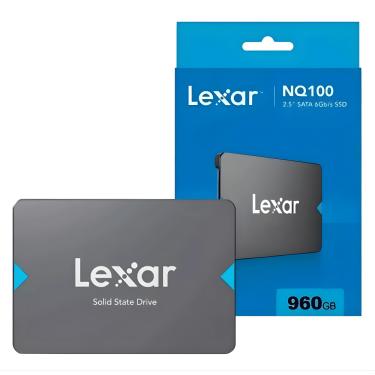 Imagem de SSD Lexar NQ100 960GB SATA 2.5 6Gb/s Desktop e Notebook