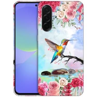 Imagem de GlamCase - Capa com suporte estampado de beija-flor rosa para A365G