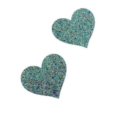 Imagem de Adesivo Protetor de Mamilos Azul Boreal com Brilhos - Pistache Acessór