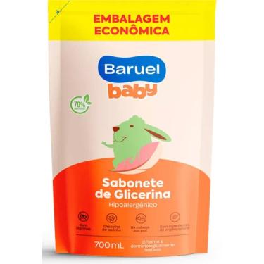 Imagem de Sabonete Líquido Baruel Com Glicerina Baby Refil 700ml