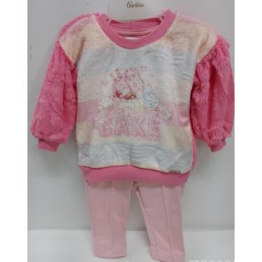 Imagem de Conjunto Bebê Menina Blusa Pelo Luxo Inverno Paraiso 14654-Feminino