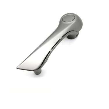 Imagem de Interior do carro frente esquerda direita porta puxar alça com alça conjunto de capa Compatível com renault koleos i 2008-2016(RHD-Gray-Left)