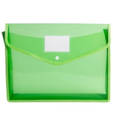 Imagem de Organizador de arquivos bolsa de PVC de grande capacidade à prova d'água para documentos A4 pastas de arquivos organizador de arquivos pasta envelope escolar material de escritório organizadores de