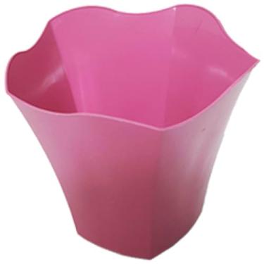 Imagem de Kit com 20 Vasos Color Cachepot Plástico Colorido Porta Flores Vaso Decoração Mesa Jardim Cores Sortidas