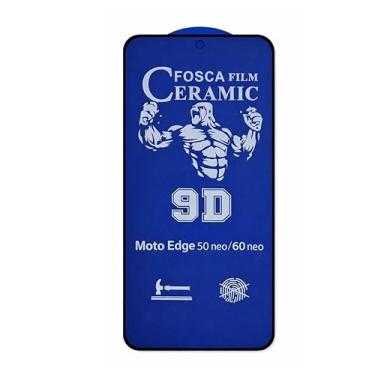 Imagem de Compatível com Moto Edge 60 Neo - Película Privacidade Fosca de Ceramica Gel 9d Protetora de Tela anti-riscos queda Full Cover