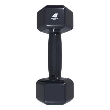 Imagem de Halter Peso 4 Kg Emborrachado Treino Unitario Sextavado Cor