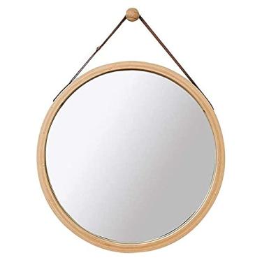 Imagem de Espelho de maquiagem espelho de banheiro mesa de vestir montada na parede espelho de penteadeira montado na parede/espelho redondo de banheiro/espelho de montagem suspenso/espelhos decorativos de