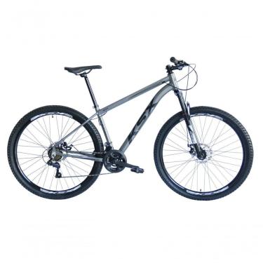 Imagem de Bicicleta Aro 29 Ksx Sd7 21v Cabos Internos Alumínio Freios A Disco Garfo Suspensão Grafite Preto Tamanho 19