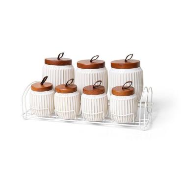 Imagem de Conjunto De Potes Com Suporte Copa E Cia Dom