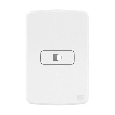 Imagem de Conjunto 1 Tomada Rj11 4fios Placa 4x2 Branco Compose Weg Branco - 4x2