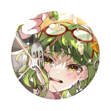 Imagem de Broche Redondo De Lata GUMI De Menina Anime Para Roupa E Mochila - bil