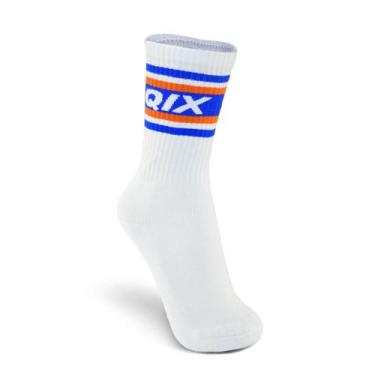 Imagem de Meia Cano Alto QIX Branco Old School, Único, Branco