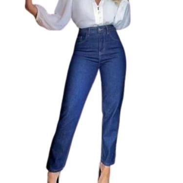 Imagem de Calça Jeans Mom Essencial Clássica, moderna e perfeita O básico que pa