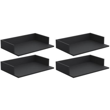Imagem de Kit 4 Suportes Suspensos Para Micro-Ondas 60X40cm Preto