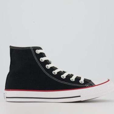 Imagem de Tênis Converse All Star Chuck Taylor Preto e Vermelho, 35