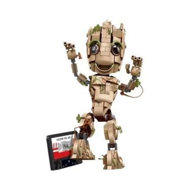 Imagem de Blocos De Montar Para Meninos, Modelo I Am Groots Compatível 76217, Br