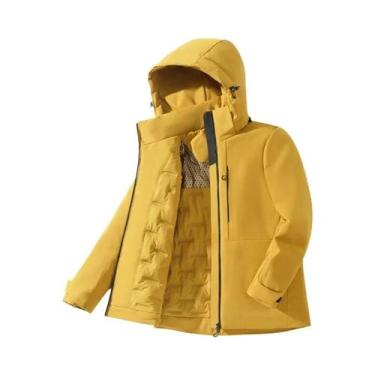 Imagem de Jaqueta De Fleece Impermeável Unissex Para Inverno, Resistente Ao Vent