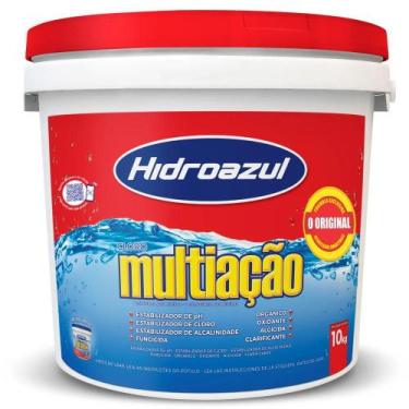Imagem de Cloro para piscina Hidroazul Multiação 10KG