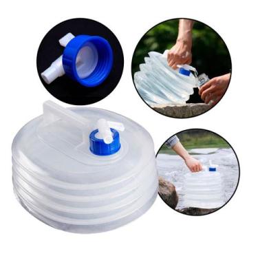 Imagem de Galão Dobrável 10L para Camping e Áreas Externas - Nilo-imports