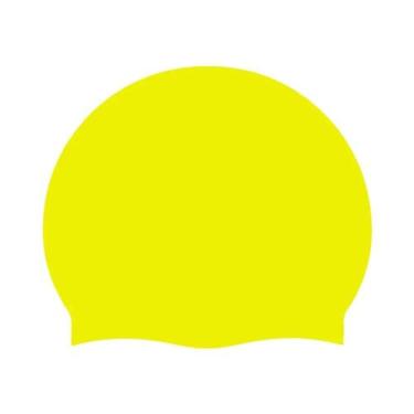 Imagem de Touca De Natação Unissex Em Silicone Impermeável Para Cabelos Longos, 