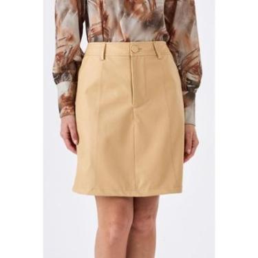 Imagem de Saia Curta PKS Bege-Feminino